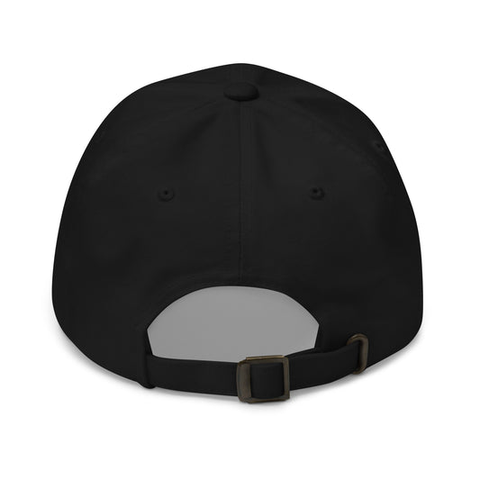 unisex Classic Dad hat in black