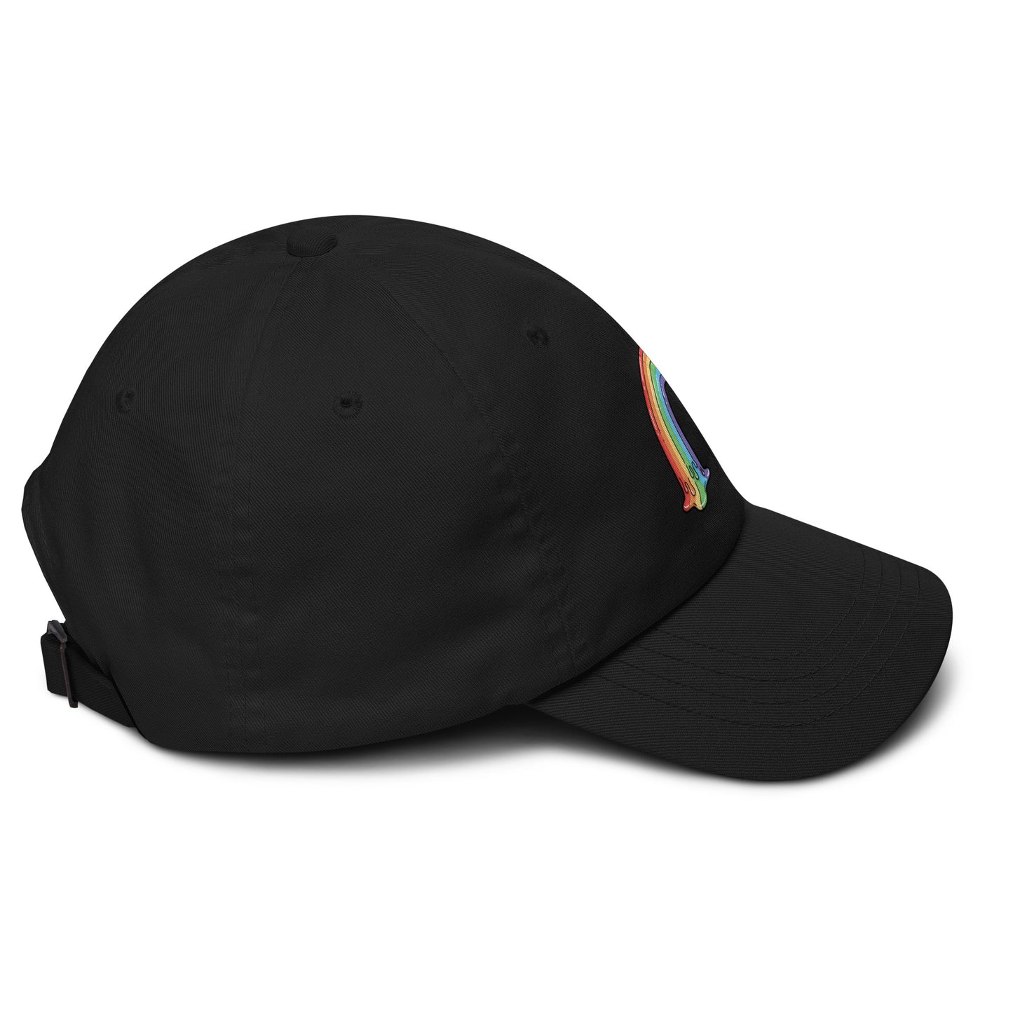 unisex classic dad hat in black