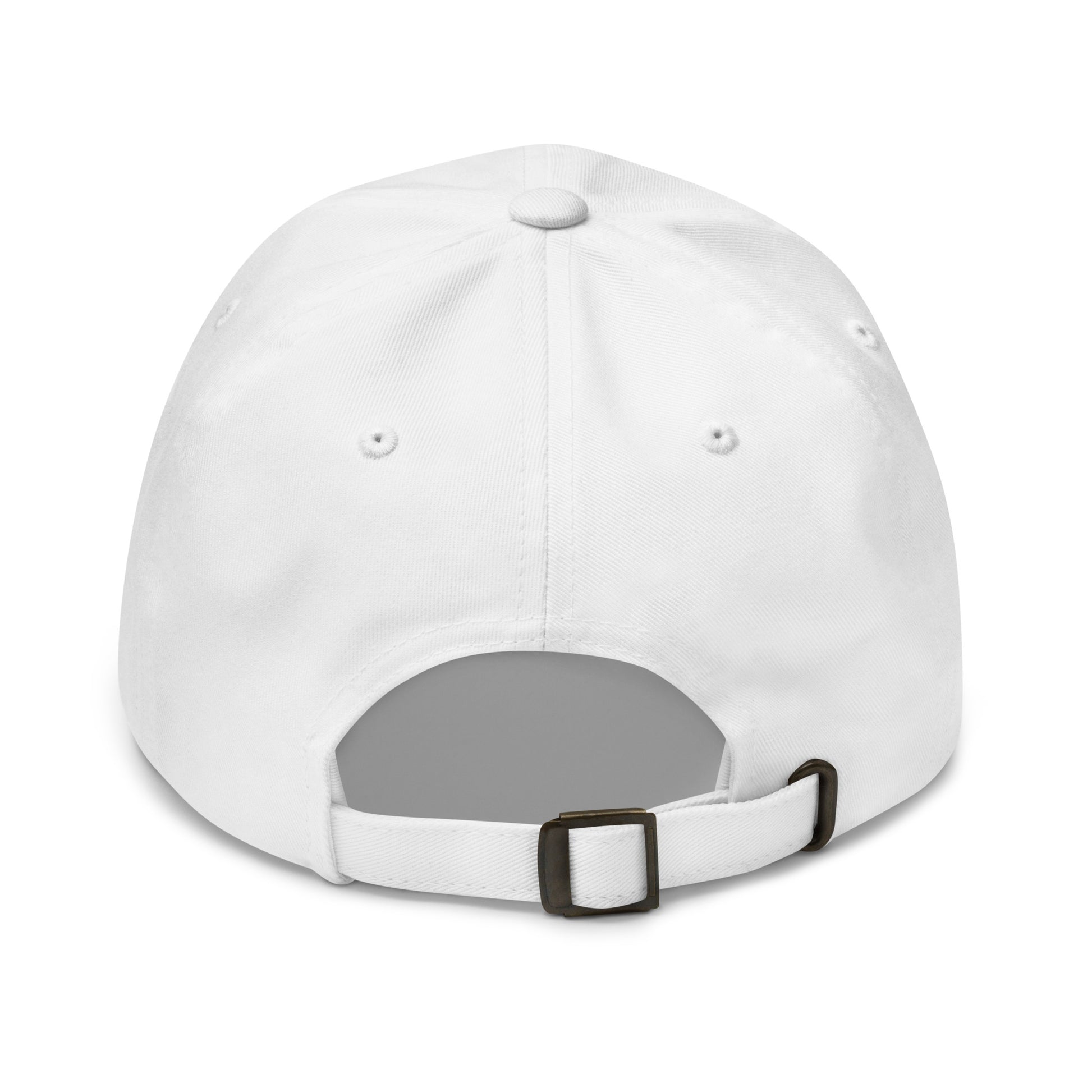 unisex Classic Dad Hat in white