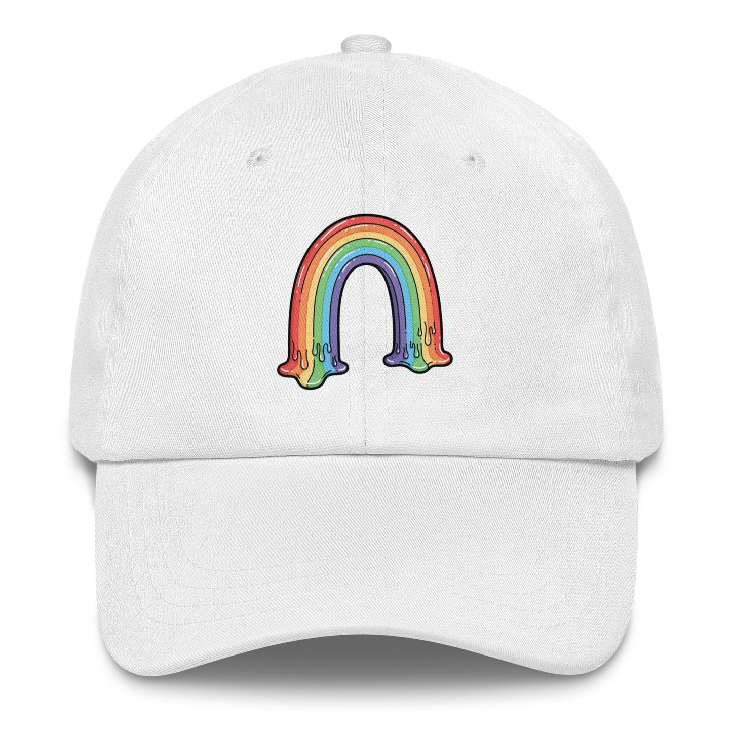 Unisex Classic dad hat in white