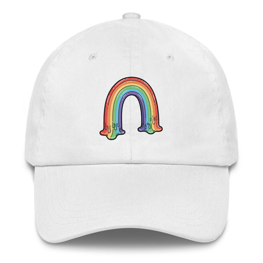 Unisex Classic dad hat in white