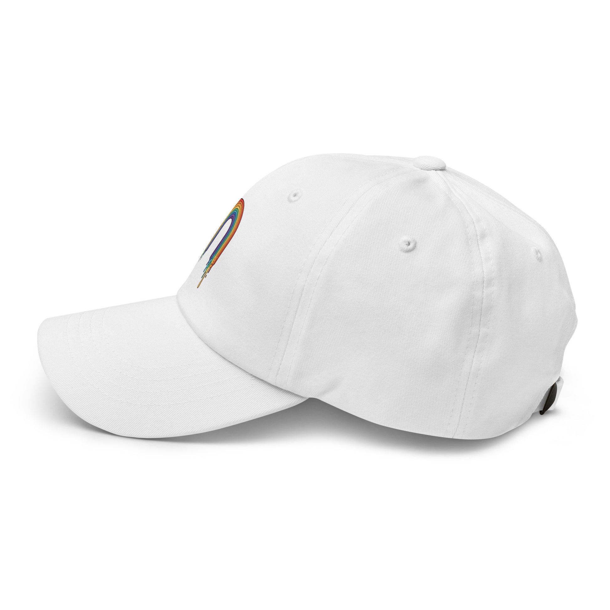 unisex Classic Dad Hat in white