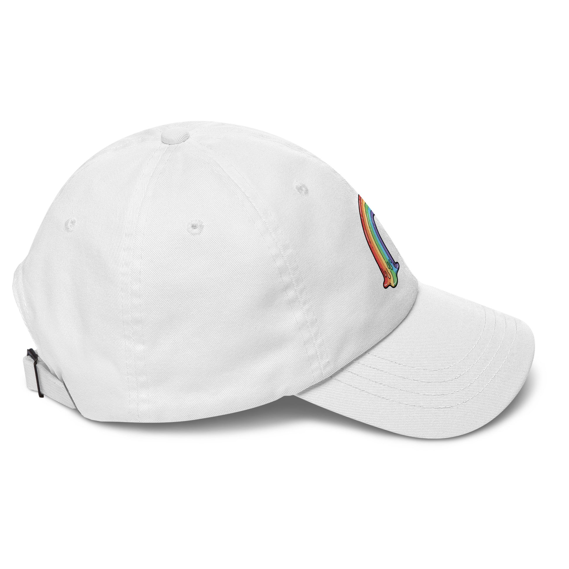 Unisex Classic dad hat in white
