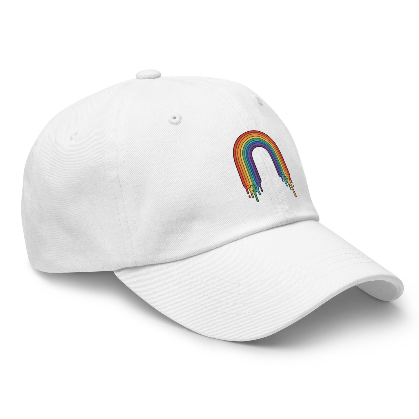 unisex Classic Dad Hat in white