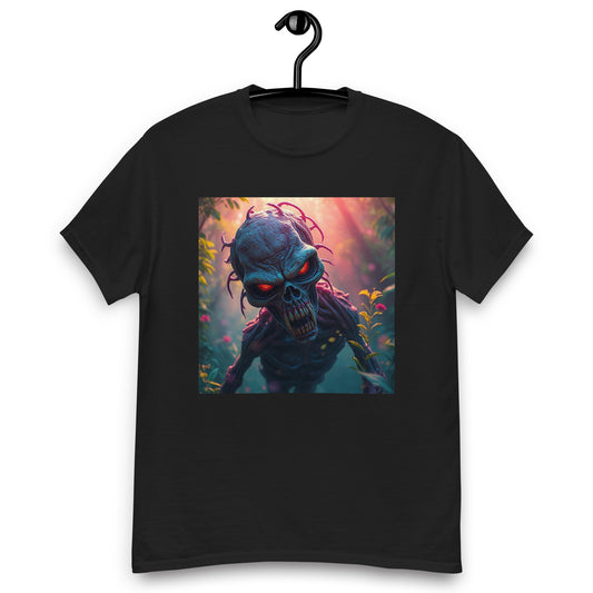 Unisex Classic Tee in black with alien