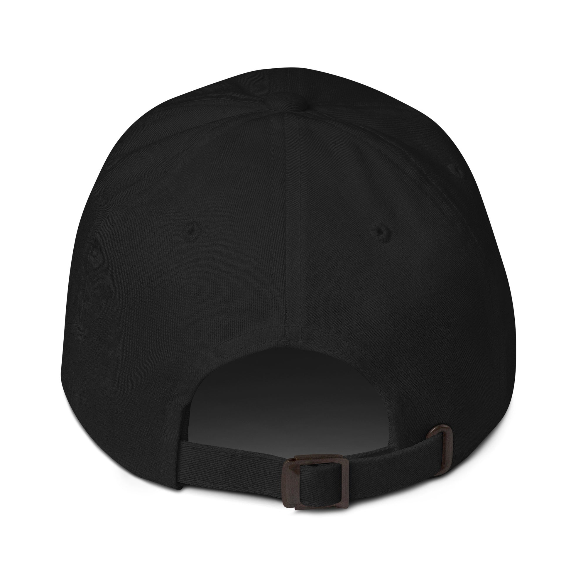 unisex classic dad hat in black 