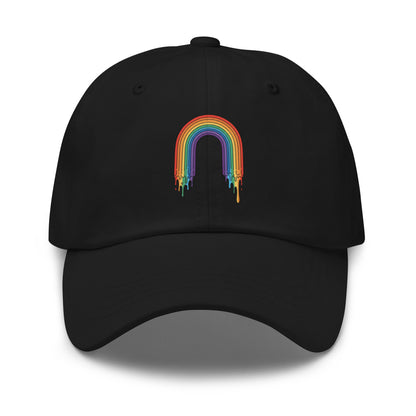 unisex Classic Dad hat in black