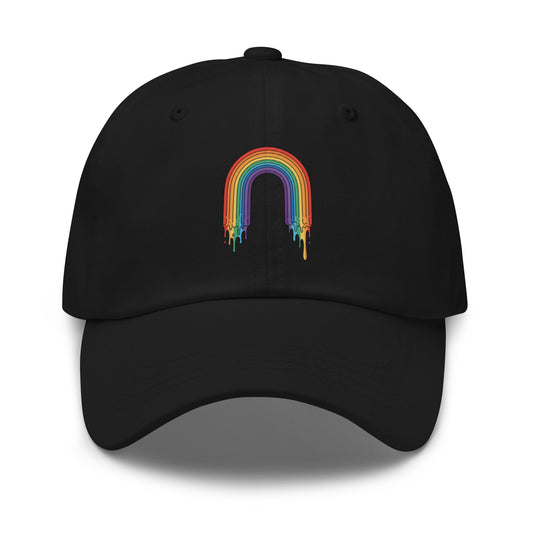 unisex Classic Dad hat in black